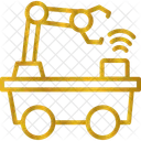 Mobile Robot Ai Icon