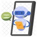 Mobile Robot Artificial Intelligence Ai Icon