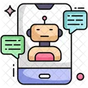 Mobile Robot Artificial Intelligence Ai Icon