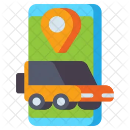 Mobile Route  Icon