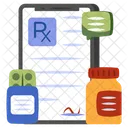 Prescription Medical Report Mobile Rx Icon