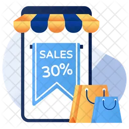 Mobile Sale  Icon