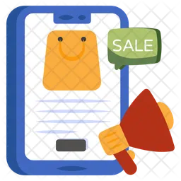 Mobile Sale Promotion  Icon