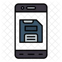 Mobile Save  Icon