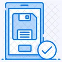 Mobile Save Data  Icon