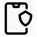 Mobiler Schutz Sicherheit Smartphone Symbol
