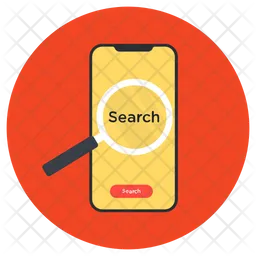 Mobile Search  Icon