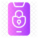 Mobile Security Phone Padlock Icon