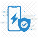 Mobile Security Lock Shield Icon