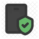 Mobile Security Smartphone Protection Icon
