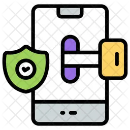 Mobile Security  Icon