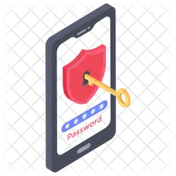 Mobile Security  Icon