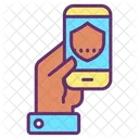 Mobile Security Mobile Shield Secure Mobile Icon