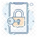 Phone Security Mobile Locked Data Protection Icon
