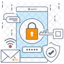 Mobile Security Phone Security Locked Cell Phone Icon