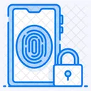 Mobile Security Mobile Protection Thumb Lock Icon