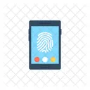 Mobile Security Fingerprint Icon