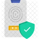 Mobile Security Mobile Passwork Mobile Identitiy Icon