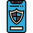 Mobile Shield Security Icon