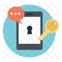 Mobile Security Password Icon