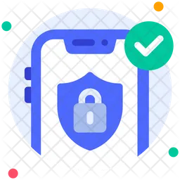 Mobile security  Icon