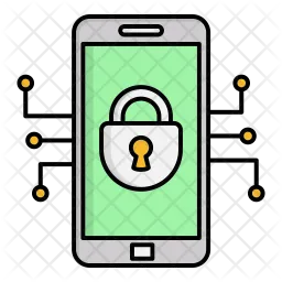 Mobile security  Icon