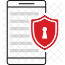 Mobile Security Cybersecurity Information Security Icon