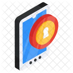 Mobile security  Icon