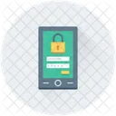 Mobile Security Login Icon