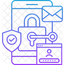 Cyber Crimes Cyber Security Mobile Security Icon