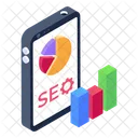 Mobile Seo Mobile Analytics Infographic Icon