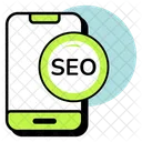 Mobile Seo Optimization Marketing Icon