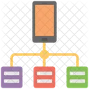 Mobile Server Network Icon