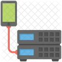 Mobile Server Network Icon