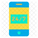 Mobile Service Hour Service Icon