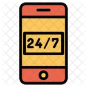 Mobile Service Hour Service Icon