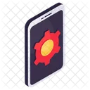 Mobile Setting Phone Cogwheel Icon