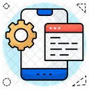 Mobile setting  Icon