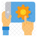 Smartphone Tablet Hand Icon