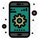 Mobile Setting Gear Mobile Icon