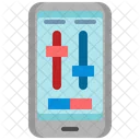 Setting Smartphone Dimmer Icon