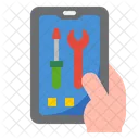 Mobile Setting  Icon