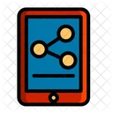 Mobile Share Mobile Sharing Mobile Connection Icon