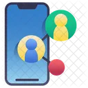 Mobile Sharing  Icon