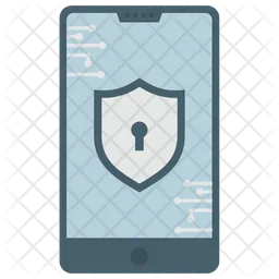 Mobile Shield Lock  Icon