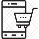 Handy Geschaft Einkaufen Symbol
