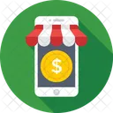 Mobile Dollar Shop Icon