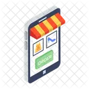 Online Order Mobile Shop Mobile Store Icon