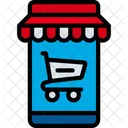 Mobile Shop Store Sales Icon