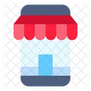 Mobile Shop Marketplace Smartphone Icon